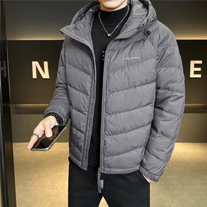 新标连帽轻奢男排骨羽绒服现货高品质情侣外套数据款Y8611-P175图片
