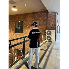 XZ1005-HXD512-P38美式重磅镭射字母短袖痞帅炸街垫肩半袖T恤，男装T恤，星座1005-1