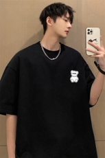 麂皮绒短袖t恤男大码半袖男JD82292-P25，男装T恤，电商A040