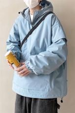 冬季bf街头棉服套头连帽棉袄宽松棉衣A125-Y270-P100，男装棉衣，电商A071