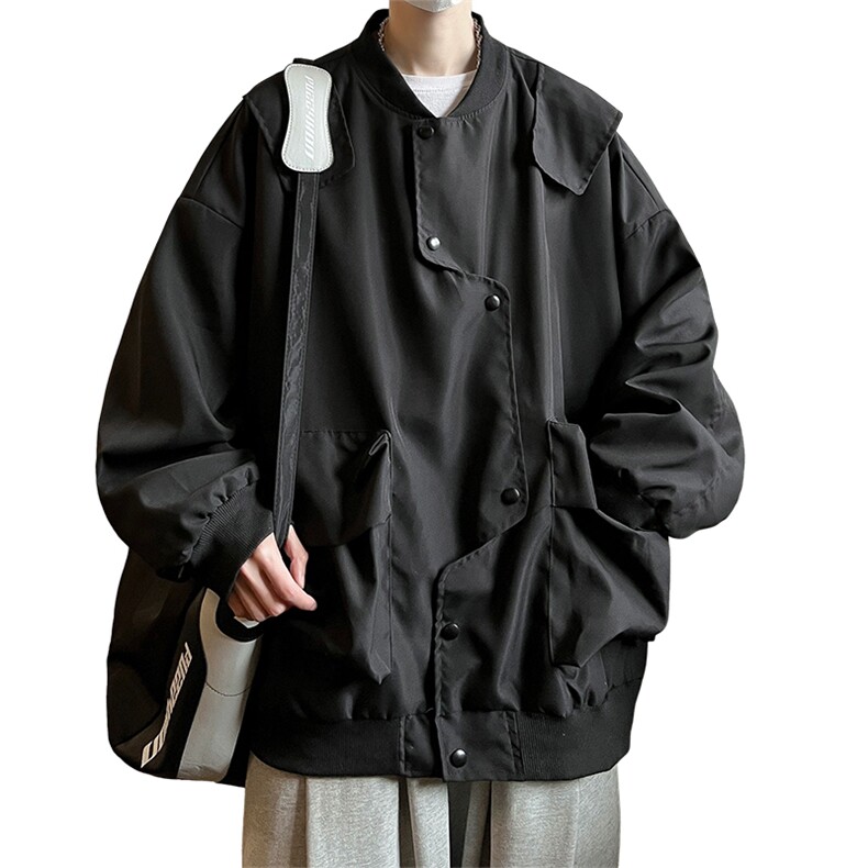错位门禁飞行员夹克男外套男棒球衣服XH26-P70,男装夹克,电商B367