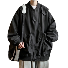 错位门禁飞行员夹克男外套男棒球衣服XH26-P70，男装夹克，电商B367