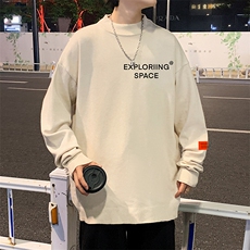 半高领毛衣男士大码针织衫男毛线衣男M18244-P45加绒款-P65，男装针织衫/毛衣，电商A040