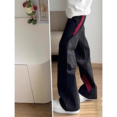 美式复古秋冬潮休闲宽松高街牛仔裤加绒直筒裤LK80033-P43加绒48，男装牛仔裤，星座1008