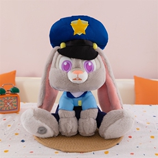 兔子警官玩偶疯狂动物尼克朱迪公仔毛绒玩具狐狸可爱儿童生日礼物