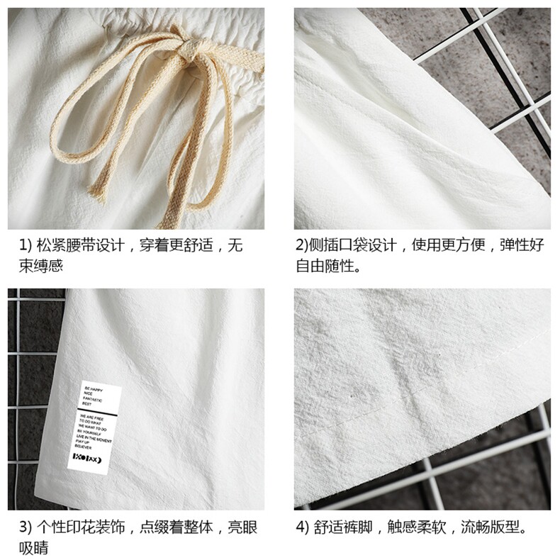 YD33045-P25亚麻短裤男大码棉麻五分裤男中裤沙滩裤网格挂拍,男装休闲裤,电商A040A