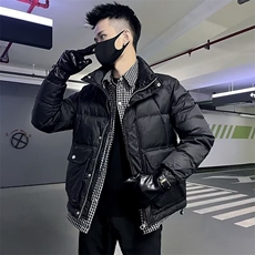 秋外套男立领韩版潮流高级感夹克痞帅炸街简约拼色棉衣TT607P88，男装夹克，星座1013-5