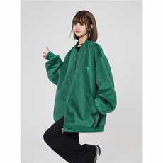 现货2026春刺绣工艺棒球服流行高街美式中性港风夹克外套W326TP55，男装夹克，电商A170