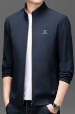 春秋季外套男士上衣中年男款2024新款春季衣服中年纯色百搭休闲，女装短外套，电商B212（原钱塘6029）