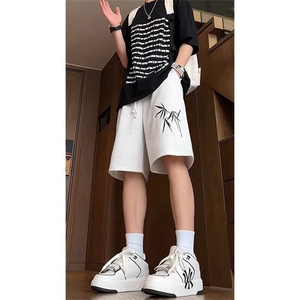 抖音品质 新中式夏季刺绣短裤五分裤 DK113 P25图片