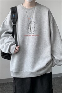 圆领卫衣男大码加厚加绒长袖t恤男S6140-P28 加绒款-P33图片