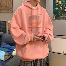 已注册/秋冬内景美式重磅宽松卫衣男连帽外套WY00198/P45加绒P50，女装短外套，电商B316