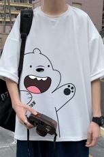 Q11131-P30春夏季七分袖t恤男大码五分袖男短袖中袖，男装T恤，电商A040