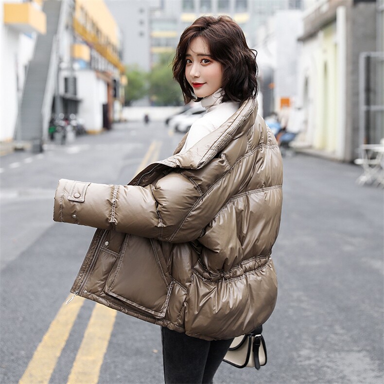 短款羽绒服女2021冬季新款韩版加厚小个子宽松休闲羽绒衣外套保暖,女装羽绒服,素月