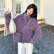 已出货带包包羊羔毛8891P205K308，女装短外套，2C201