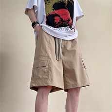 109-H22-P40M-8XL夏季大码双口袋短裤五分裤，男装牛仔裤，星座109