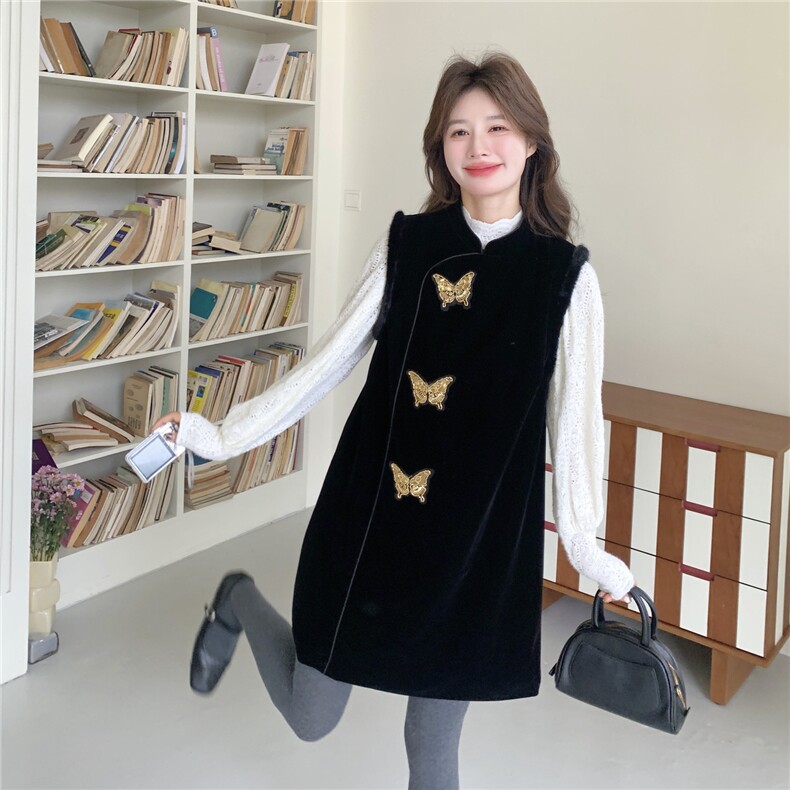 新款现货，数据好丝绒背心裙两件套2C093-6690-P185-K288,女装套装/套裙,2C093