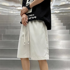 夏季潮潮牌直筒休闲裤男休闲裤宽松型青春流行纯色五分裤D105，男装牛仔裤，星座1116A-1（原606A）