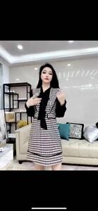 春款真两件套连衣裙，两色、四个尺码图片