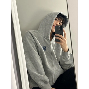抖音得物高品质 350克秋冬双头双拉链卫衣开衫外套AW7402图片