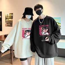 麂皮绒卫衣男大码重磅长袖t恤男JW81353-P35，男装卫衣，电商A040