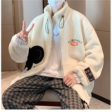 F604P75秋冬男装青年外套羊羔绒棉衣夹克保暖时尚休闲，男装夹克，星座512-6