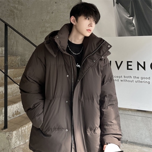 羽绒服男冬季新款港风宽松连帽白鸭绒外套YR922-P160 (控价208元图片