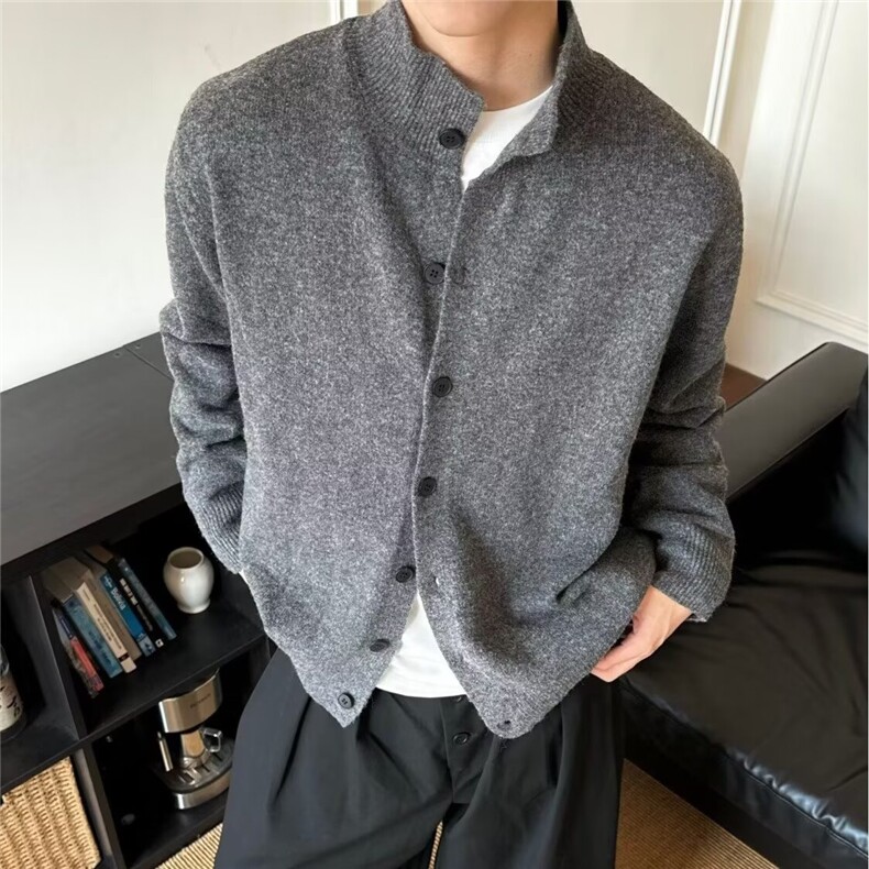 网图现货美式宽松潮流开衫毛衣男M05/P55，男装针织衫/毛衣，星座205-3