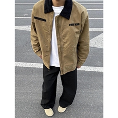 现货卡其色底特律短款外套男哈灵顿工装夹克JK886/P70，男装夹克，星座205-3