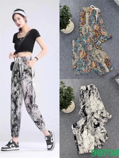 现货：防晒裤，松紧腰收口，其它，金川古韵(4F)