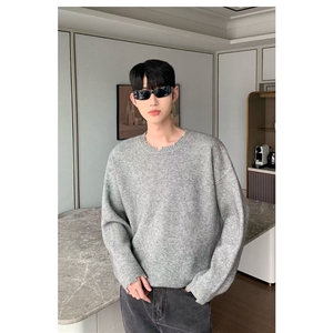 毛衣男秋冬季潮牌痞帅宽松内搭针织打底衫Y5011-P64