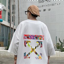 Q11169-P30 春夏季七分袖t恤男大码五分袖男短袖中袖图片