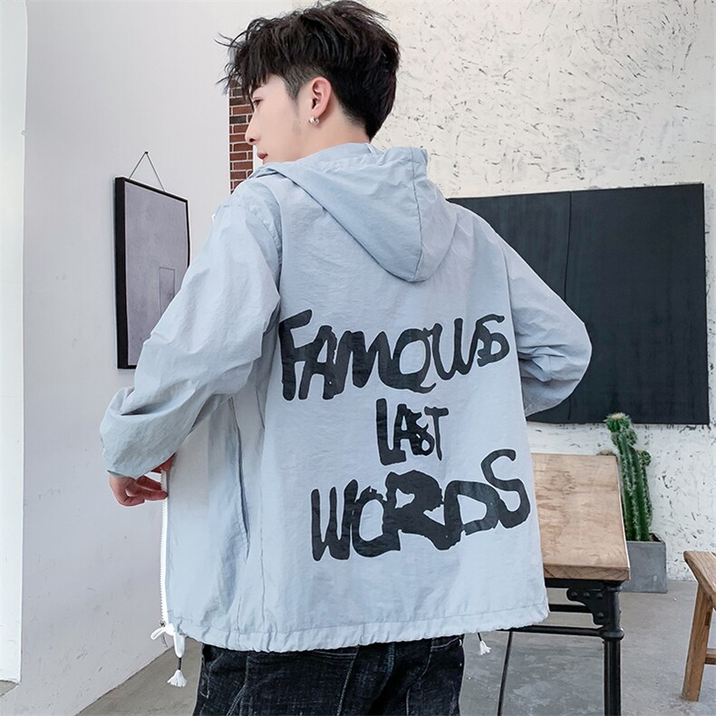防晒衣薄款2021新款夏季韩版夹克潮衣服男士大码外套f206-P45,男装夹克,星座1206（原A206）