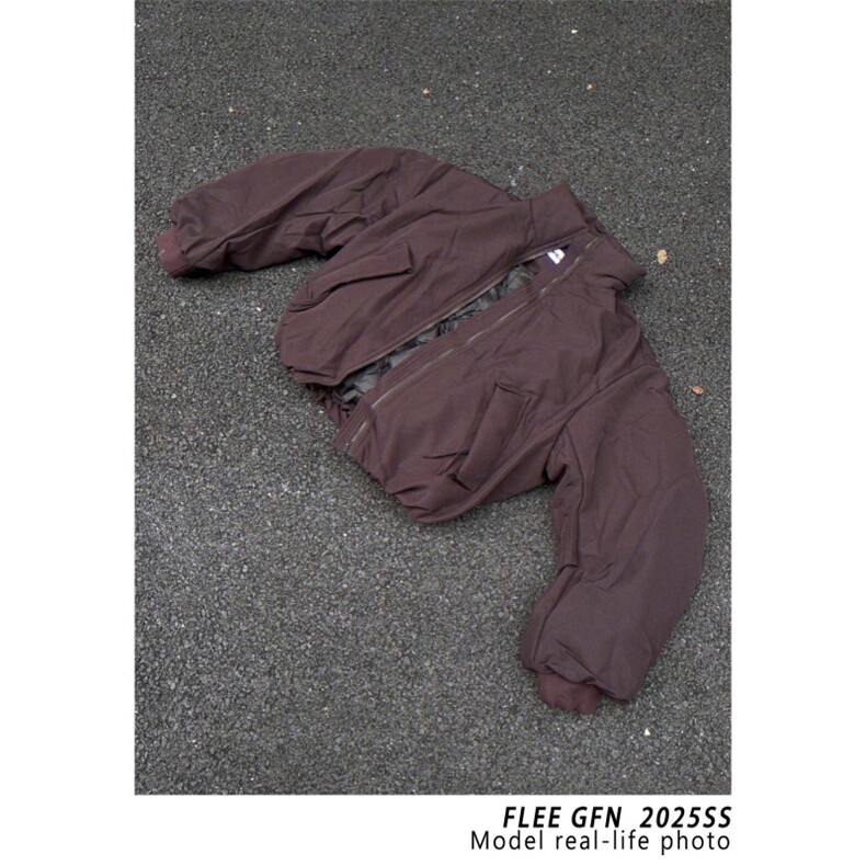 美式街头三防立领棉服男女款夹克潮牌棉衣短款宽松保暖棉袄外套,男装夹克,四季星座505