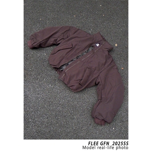 美式街头三防立领棉服男女款夹克潮牌棉衣短款宽松保暖棉袄外套图片