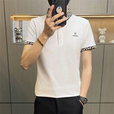 PL030-特P40控65夏季短袖t恤男士翻领刺绣polo衫上衣男体恤，男装T恤，电商D310B-1