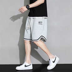 DK6967P35黑地板华棉短裤篮球大码宽松户外时尚休闲夏季短裤男，男装休闲裤，星座510A-1