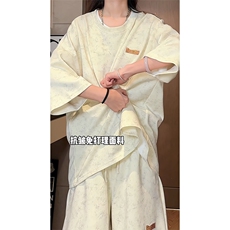 已做货TZ756-特批50控88高质感高克重套装圆领大码T恤短袖短裤，男装牛仔裤，电商A059