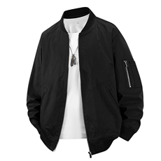 春季美式潮流夹克男宽松棒球服外套W106P70，男装夹克，电商D325