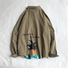男装新款精品纯棉衬衫吉祥印花714-3-C17吉祥n，男装衬衫，星座1404-3