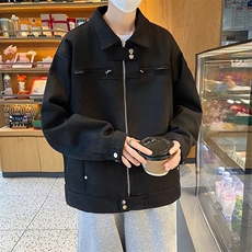 F222-P682024春季新款美式复古麂皮绒外套男高级感潮牌夹克现货，男装夹克，星座512-6