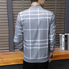 秋冬男士夹克加绒加厚韩版修身冬衣服潮流青少年外套H610-P40，男装夹克，星座509