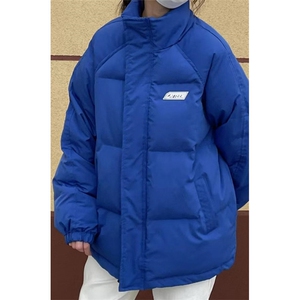 百搭羽绒棉衣女冬季新款简约黑色棉服小个子宽松棉袄外套 M6066图片