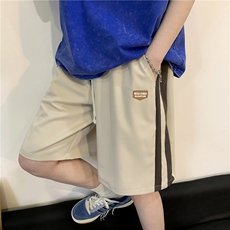 2026春夏撞色拼接薄款短裤XZ604-DK200-P35控48，男装牛仔裤，星座604