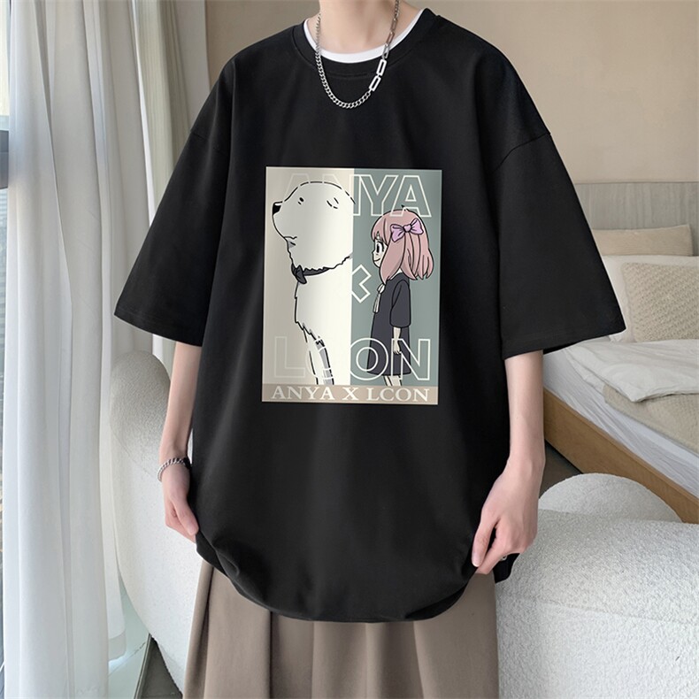 230g重磅纯棉短袖t恤男大码半袖半截袖 DX17365-P20图片