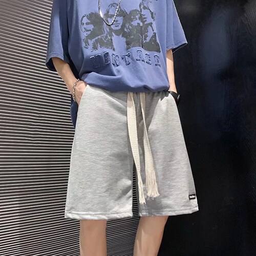 夏季休闲短裤男ins潮牌纯色简约五分运动裤DW04P22,男装休闲裤,星座1116-2