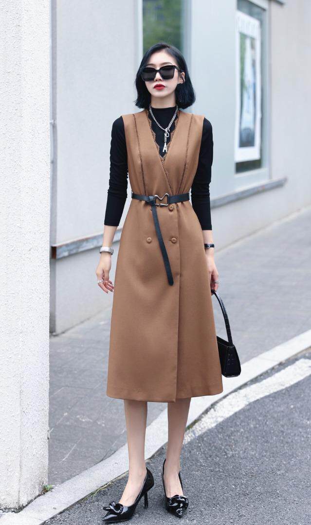 两件套连衣裙，女装连衣裙，斯瑞威