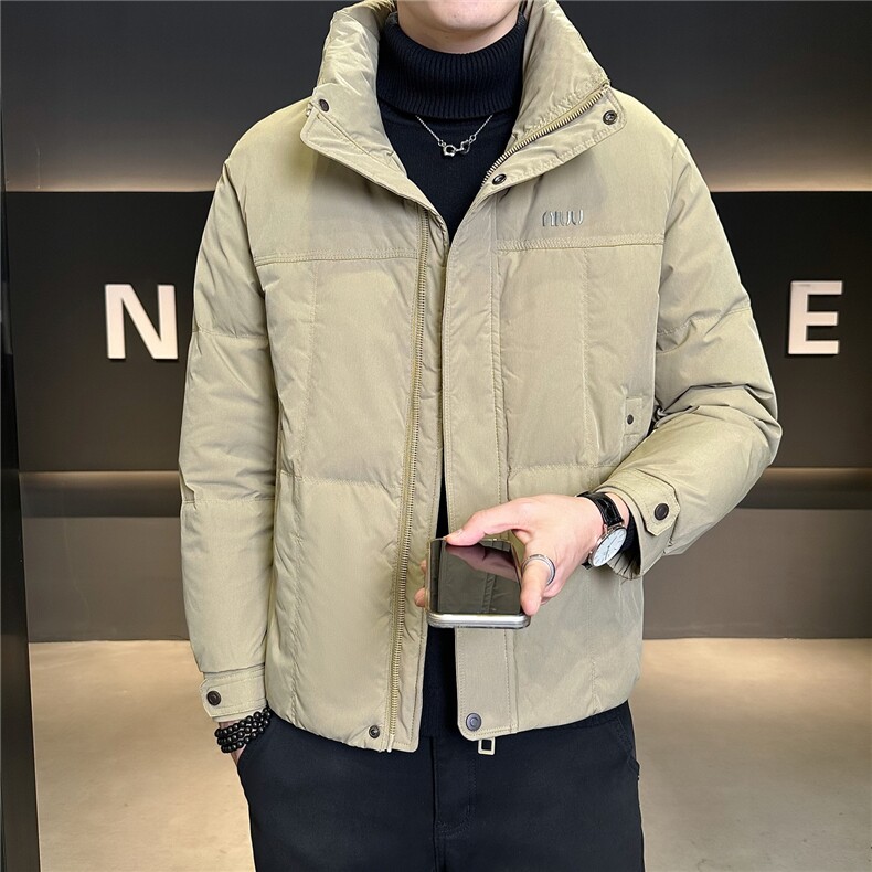 37868-M-3XL-P205标50绒店主风冬季男士休闲纯色立领羽绒服男,男装羽绒服,电商B255