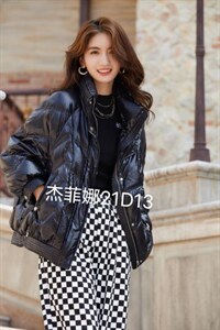 亮感羽绒服图片
