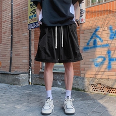 高街短裤男夏季百搭外穿运动裤港风潮牌宽松休闲五分裤子，男装休闲裤，星座716-4